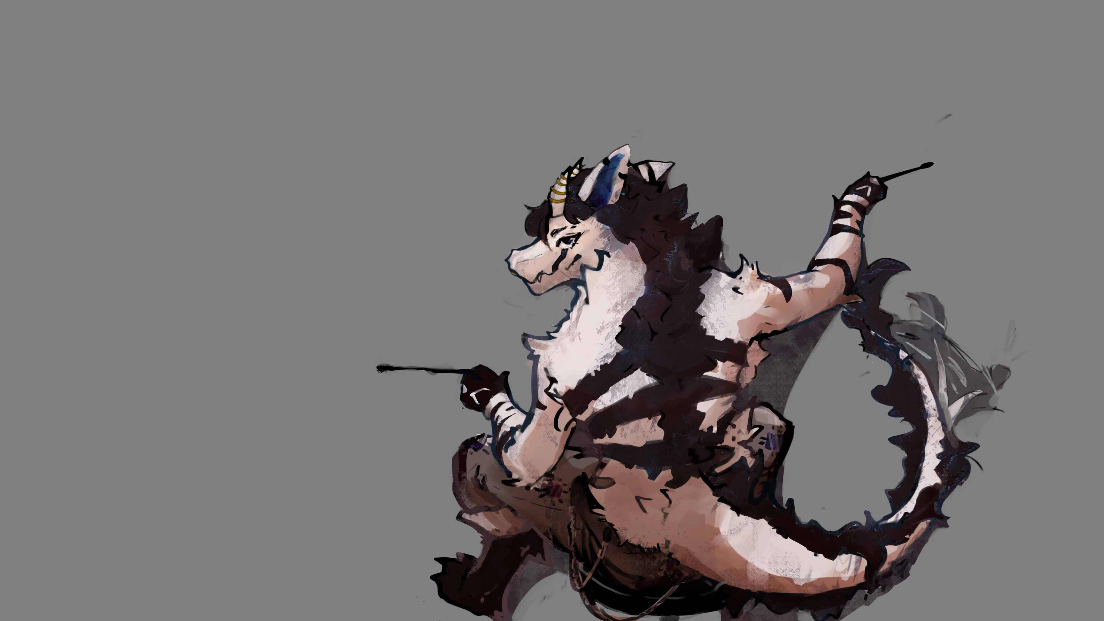 Flat Color Fullbody with texture and shading